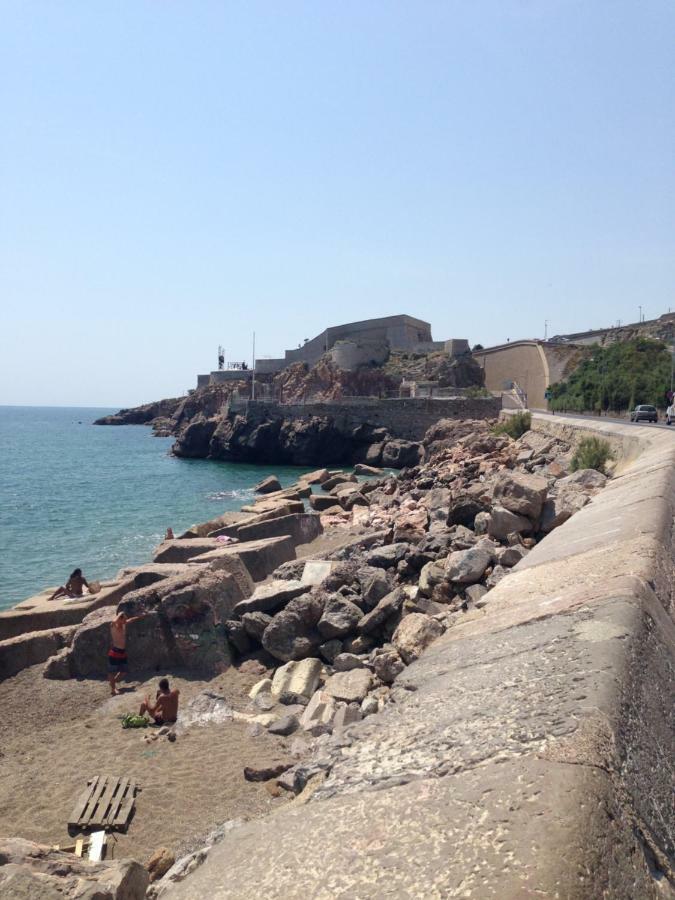 Résidence avec piscine et box, vue sur mer Sète Exterior foto